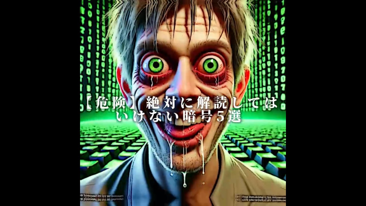 【危険】絶対に解読してはいけない暗号5選 #都市伝説 #オカルト #雑学