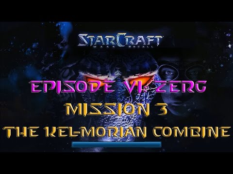 Starcraft Mass Recall - Hard Difficulty - Episode VI: Zerg - Mission 3: The Kel-Morian Combine B