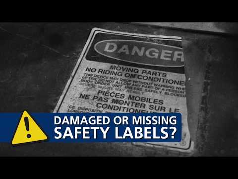 Safety Label Replacements | Zamboni