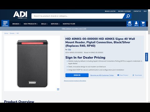 How to Order Guide - A Look at the HID Signo Guide