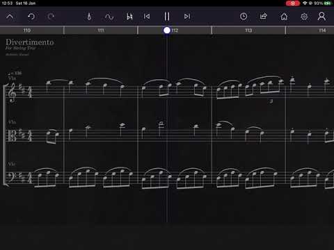 Divertimento for String Trio (B)