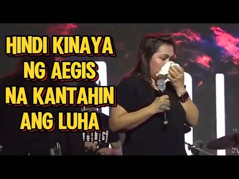 AEGIS HINDI NAPIGILANG MAPALUHA SA KANTA NA "Luha" NI MERCY SUNOT