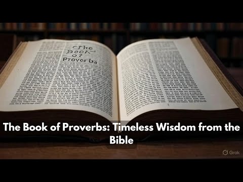 The Book of Proverbs: Timeless Wisdom from the Bible