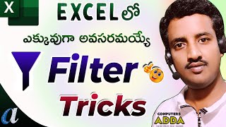# Ms-Excel Filter Tricks in Telugu || Auto Filter, Filter with Color, Slicer Settings ||