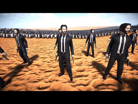 CAN 100 JOHN WICK STOP 1,000,000 HEAVY KNIGHTS - Ultimate Epic Battle Simulator 2 UEBS 2