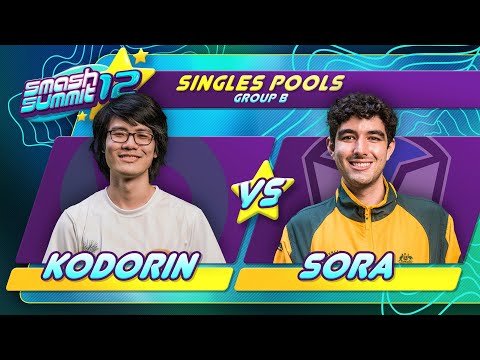 KoDoRiN vs Sora - Singles Pools: Group B - Smash Summit 12 | Marth vs Fox