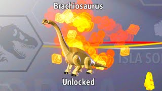 LEGO Jurassic World How to Unlock Brachiosaurus, Amber Brick Location