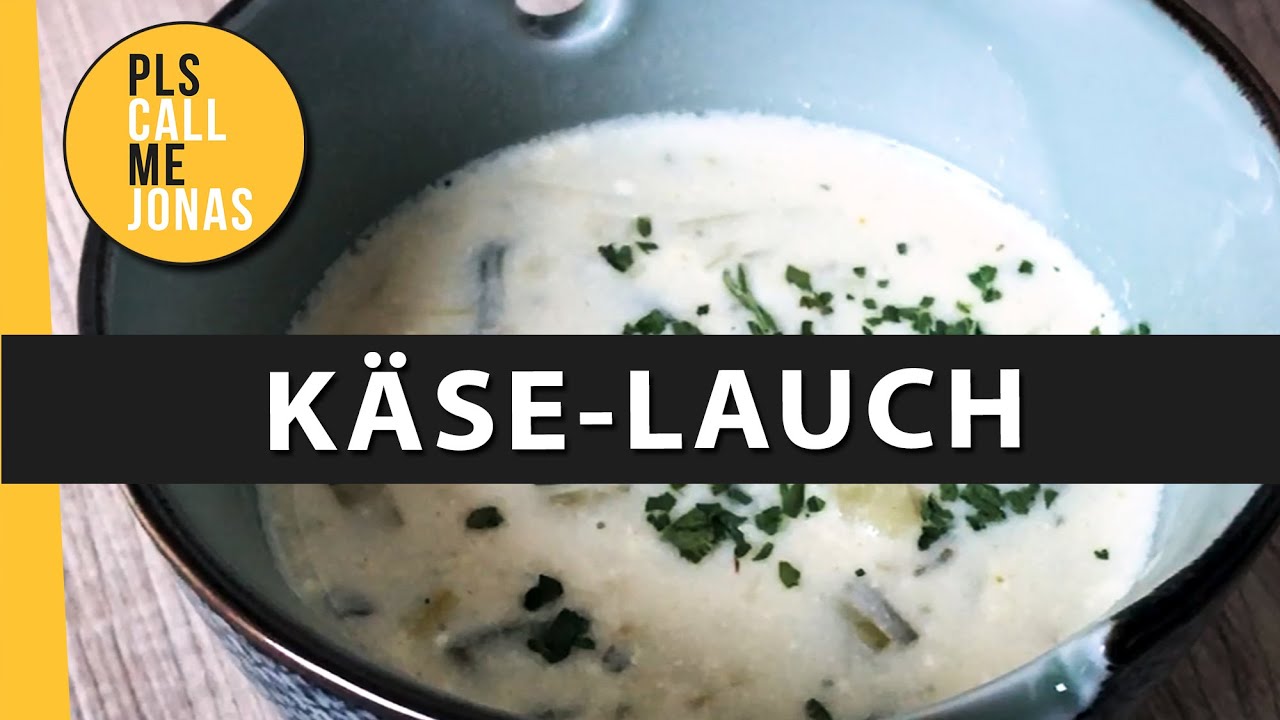 Vegetarische Käse Lauch Suppe mit Kartoffeln und ohne Hackfleisch