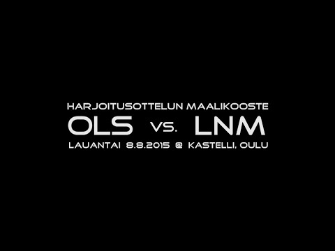 Maalikooste: OLS - LNM (8.8.2015)