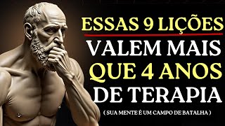 4 Anos de TERAPIA resumidos em 20 Minutos: As Lições Que Mudaram Minha Mente #estoicismo