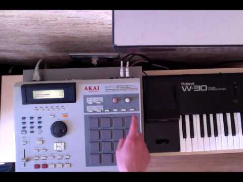 Akai MPC2000XL + Roland W30 / Sound like J Dilla / Swing