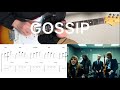 Måneskin - GOSSIP (guitar cover with tabs & chords)