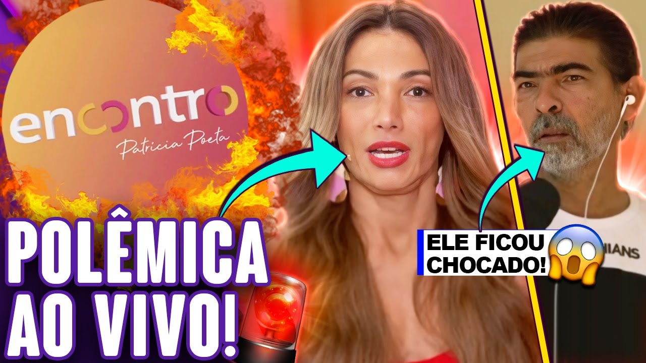 PATRICIA POETA É CANCELADA APÓS ATITUDE POLÊMICA NO ENCONTRO E GERA CLIMÃO NA GLOBO! | Virou Festa