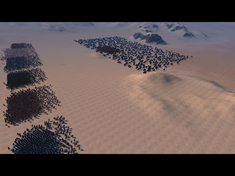 DEMONS + CAVE HOUNDS VS ANCIENT ARMY - UEBS MODS - Ultimate Epic Battle Simulator