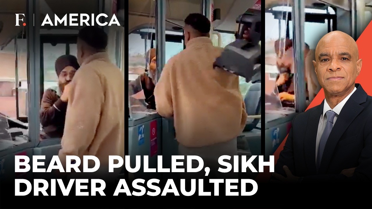 WATCH: Beard Pulled, Head Struck: Sikh Bus Driver Attacked In UK | Firstpost America | N18G