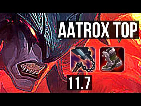 AATROX vs WUKONG (TOP) | 8/1/4, 7 solo kills, 600+ games, Legendary | EUW Master | v11.7