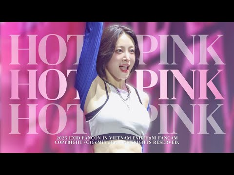 [4K] 250531 EXID 베트남 팬콘 FANCON in VIETNAM 하니 직캠 HaNi Fancam HOT PINK