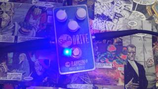 Video thumbnail for Raygun Fx Soda Drive - guitar distortion pedal - quick demo by RaygunFX