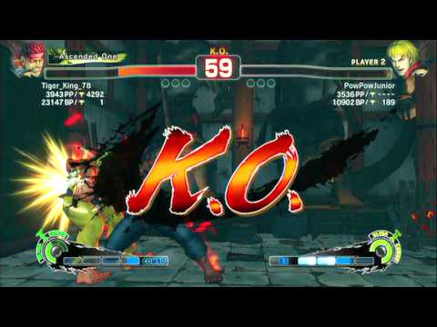 ssf4 AE evil-ryu vs ken