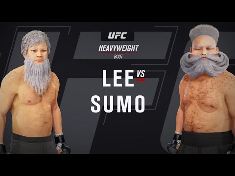 OLD Bruce Lee vs OLD sumo japan wrestling (EA Sports UFC 4)