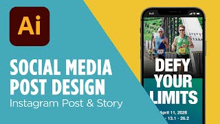 Design Instagram Content in Illustrator | Full Process