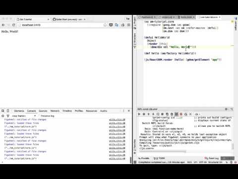 First time with Om.next and Figwheel using Cursive REPL