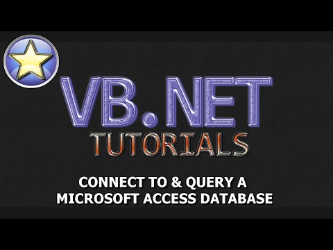VB.NET Tutorial - Connect & Query a Microsoft Access Database [FULL]