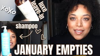 HOLY GRAILS I FINISHED … and a FAIL  // high porosity fine hair / January Empties 2022