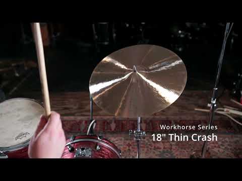 Mongiello Cymbals 18" Workhorse Series Thin Crash