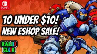 10 Under $10! NEW Nintendo Switch Eshop Sale With AWESOME Indie Games!