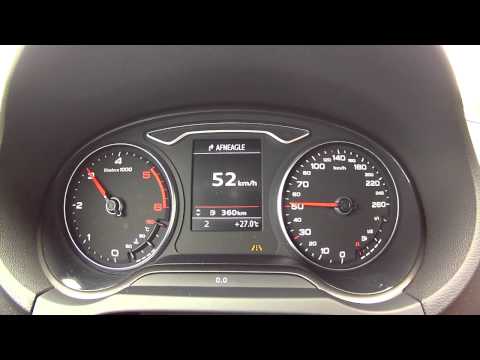 Audi A3 2.0 TDI 150ps Beschleunigung 0-100 km/h Acceleration