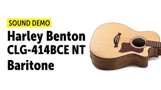 Video thumbnail for Harley Benton Baritone CLG-414BCE NT - Sound Demo (no talking) by Guitar Bonedo
