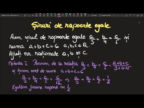 Rapoarte egale Clasa a 6-a Exercitii (Invata Matematica Usor-Meditatii Online, Scoala Online)