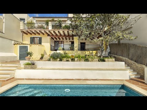 🏡 Boho Chic Townhouse with Pool & Sea Views – El Terreno, Palma de Mallorca - 2.795.000 €