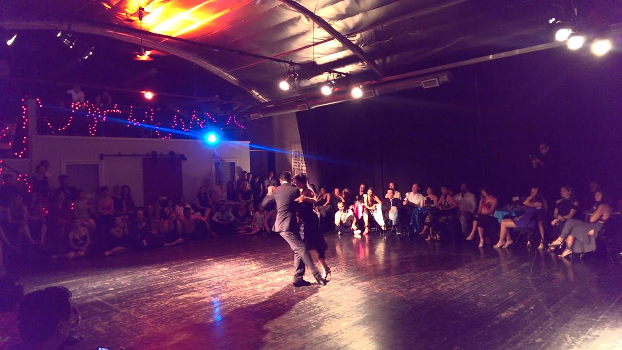 Sebastian Jimenez & Maria Ines Bogado at Milonga Luna 8/1/2014 3/4