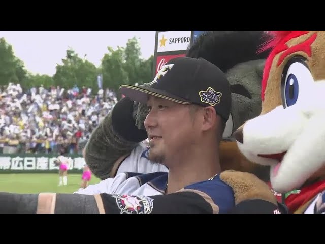 ファイターズ・中田選手ヒーローインタビュー 2018/8/1 F-M