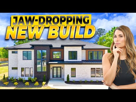 Touring a Stunning Modern New Construction Home in Atlanta Georgia | 1 Acre Luxury Lot