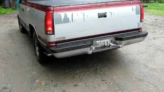 chevy silverado loud exhaust glass packs