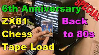 Six Year Anniversary: Back to the 80s - Tape Loading ZX81 Game
