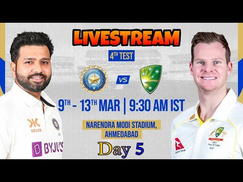🔴#Индия против #Австралии, 4-й тестовый матч, день 5 | Прямая трансляция, счёт и комментарии тестового матча IND против AUS #indvsaus
