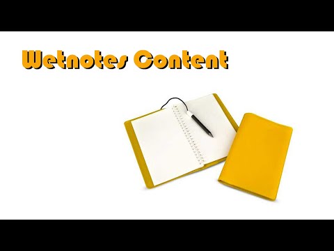 Wetnotes Content