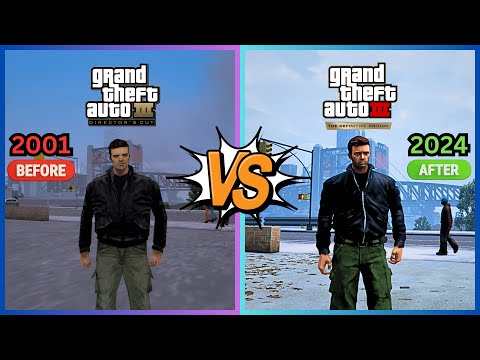 GTA 3 Original vs GTA 3 Definitive Edition Direct Comparison