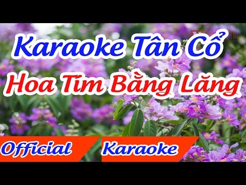 Hoa tím bằng lăng karaoke tân cổ song ca thanh tuấn thanh kim huệ