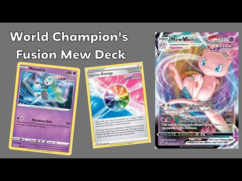 1st Place World's Fusion Mew Deck Showcase and Gameplay PTCGL