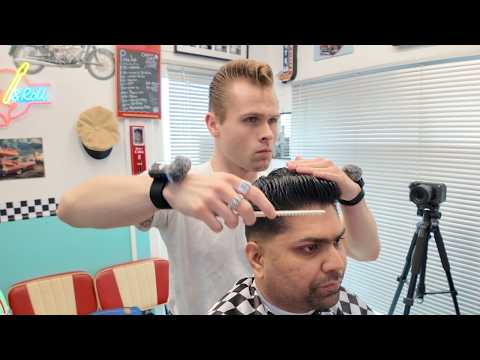 LEO took 2 HOURS to cut 🎤 ELVIS PRESLEY’s SIGNATURE cut ROCKABILLY POMPADOUR ASMR 2025 [16 August]