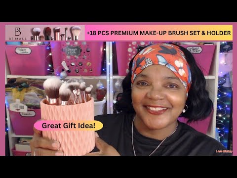 #Unbox #Review #BS Mall 18 Pcs Premium Make-up Brush Set & Holder - The Perfect Gift!