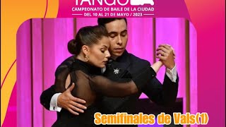 探戈比赛半决赛｜Vals组Suyay Quiroga y Jonny Carvajal en metropolitano2023（Vals-1）