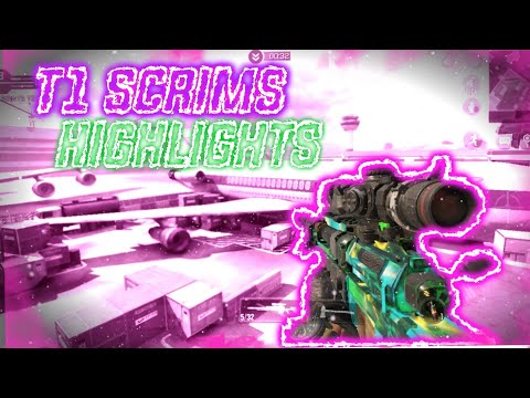 T1 SCRIMS HIGHLIGHTS || Rushing With Sniper 💥
