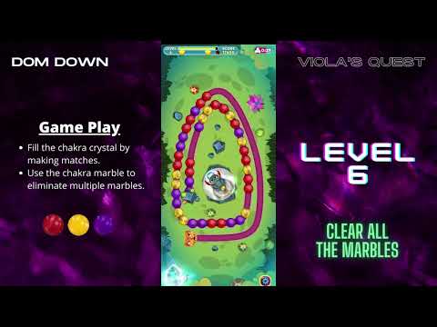 Viola's Quest 🟣🟠🔴 / Level 6 / Dom Down