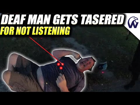 Cops Taser A Deaf Man For Not Listening | Settlement Reached